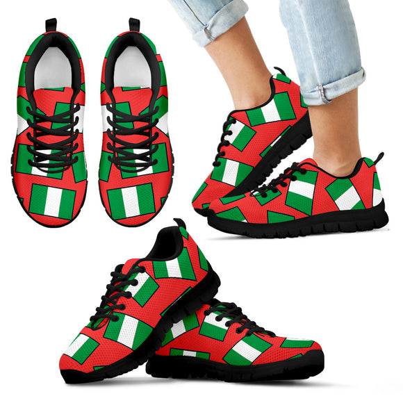 Nigeria Print Children's Sneakers