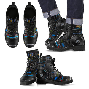 Awesome DJ Men's Vegan Leather Boots
