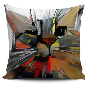 Cat Face Pillow Cover