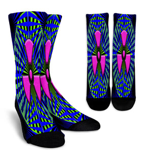 Nuclear Design Pop Art Crew Socks FREE + Shipping & Handling