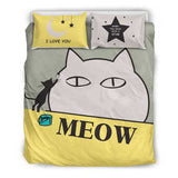 Cat Meow Bedding Set