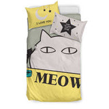 Cat Meow Bedding Set