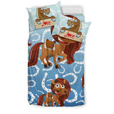 Children's Love Horse Bedding Set