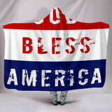 God Bless America Hooded Blanket