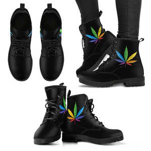 420 Collection Marijuana/Cannabis/Weed Pride - Vegan Women's Boots