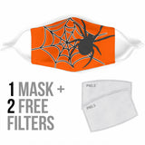 Face Accessory Halloween Spider WH