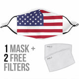 American Flag Face Covering